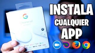 Instala CUALQUIER APP en tu CHROMECAST con GOOGLE TV