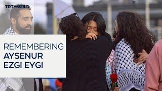 Memorial held for Aysenur Ezgi Eygi in Seattle