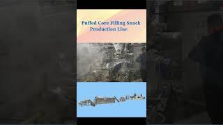 Puffed core filled snack food making machine