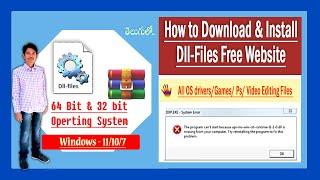 DLL file missing Error Problem Solve Without Any Software Free Download