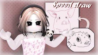  РИСУЮ за 3 минуты | Roblox Speed Draw!