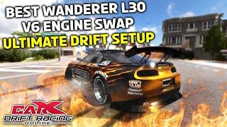 CarX Drift Racing Online Best Wanderer L30 Ultimate Drift Setup | V6 ENGINE SWAP