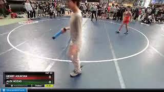 106 Lbs 1st Place Match - Henry Aslikyan, CA Vs Alex Rozas, LA 5de0