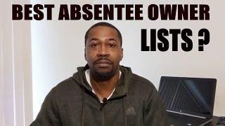 Absentee Owner List Building w/ Propstream - Time Saving Info