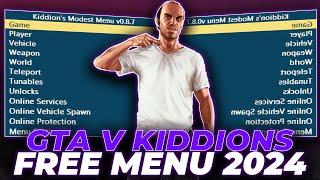 BEST KIDDIONS MOD MENU | UNDETECTED | DOWNLOAD TUTORIAL | NEW  GTA V ONLINE HACK 2024 | GTA 5 FREE