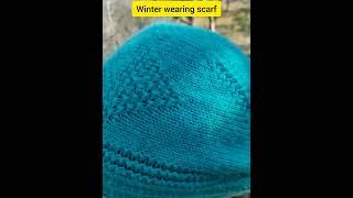 how to knit winter scarf kaise banaye/winter cap/ladies scarf for beginners#shorts#ytshorts#viral