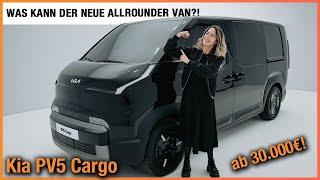 Kia PV5 Cargo (2025) Diesen NEUEN Allrounder Van gibts ab 30.000€! Review | Innenraum | Test | Preis