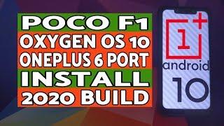 Poco F1 | Install Oxygen OS10 | OnePlus 6 New Year 2020 Build | Android 10