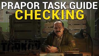 Prapor Task Guide - Checking #eft #escapefromtarkov