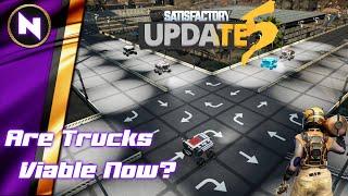 All-in on TRUCKS! Are They Viable in UPDATE 5? | Satisfactory Update 5 | #09 | Lets Play/Tutorial