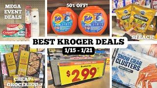 BEST KROGER DEALS | MEGA EVENT MATCHUPS + EASY COUPON DEALS TO SAVE MONEY | 1/15 - 1/21