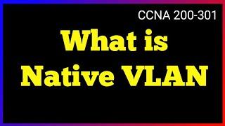 What is Native VlLAN | How Native VLAN works | CCNA Switching | #ccna #computernetworking