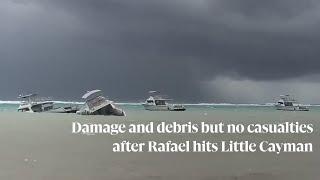 Damage and debris but no casualties after Rafael hits Little Cayman