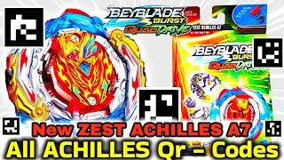 New ZEAL ACHILLES A8 Qr Code ? All Achilles QR Codes UPDATED ! Beyblade Burst App Quaddrive