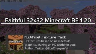 Resource Faithful 32x32 Minecarft Bedrock Edition 1.20.0 | Review Pack Minecraft