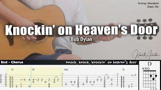 Knockin’ on Heaven’s Door - Bob Dylan | Fingerstyle Guitar | TAB + Chords + Lyrics