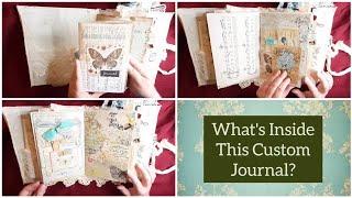 Custom Junk Journal Flip-Through (SOLD) | Butterflies, Paris & Audrey Hepburn