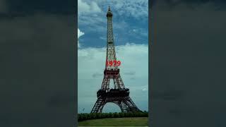 Eiffel tower evolution (1989-2023)