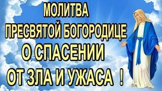 МОЛИТВА ПРЕСВЯТОЙ БОГОРОДИЦЫ О СПАСЕНИИ ОТ ЗЛА И УЖАСА  !