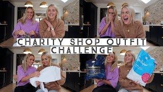 CHARITY SHOP OUTFIT CHALLENGE WITH MY SISTER | Ruby Holley