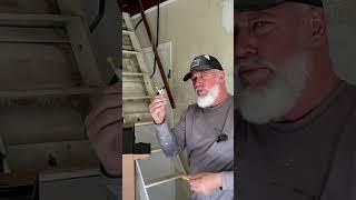 Install a Pull Down Attic Ladder For Beginners! #diy #carpenter #atticinsulation