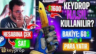 KEYDROP NASIL KULLANILIR ? KEYDROP PARA YATIRMA SKİN ÇEKME - (Keydrop Bedava Skin)