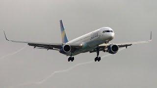 VORTEX! Condor Boeing 757-330 D-ABOB Landing at Berlin Tegel Airport