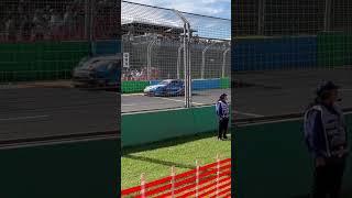 Porsche Carrera￼ cup cars at Albert park ￼
