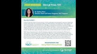 TGCT Clinical Trials 101