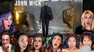 TOP "John Wick Gets Revenge" Reactions! John Wick (2014) Movie Reaction First Time Watching