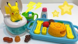 [Toy ASMR] Pokémon Potty training Toy & Eating ASMR | Pikachu | Satisfying Toy Unboxing ASMR