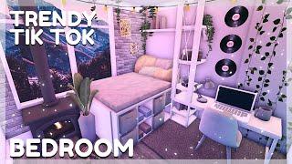 Trendy TikTok Bedroom Speed Build || Bloxburg Roblox