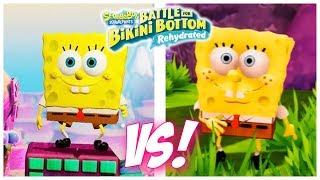 The Forgotten Spongebob Battle for Bikini Bottom HD Remake! Rehydrated Comparison