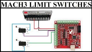 CNC MILL BUILD PART 30 - MACH3 USB CONTROLLER LIMIT SWITCHES SERIAL WIRING FOR Z AXIS