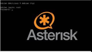 Instalando o asterisk facil em 2 minutos no Debian 9