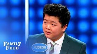 Skai Jackson and Hudson Yang face off! | Celebrity Family Feud