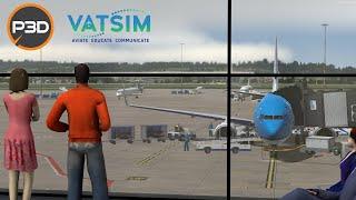 P3D V5 | Krakow [EPKK] - Amsterdam [EHAM] | beautiful flight  with FS2crew| PMDG 737-700