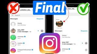 How to Fix Instagram Notes Feature Not Showing (FINAL) | How to Get Notes On Instagram