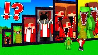 JJ and Mikey Found Scary Maizen Family Portal in Minecraft Animation