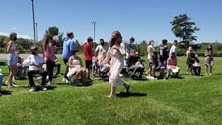 Maegan graduating 8th Grade