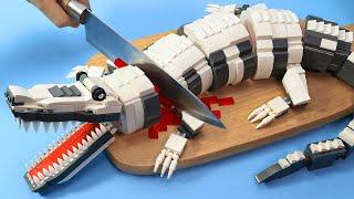 Filet O Gator Catch The Worlds First LEGO RARE WHITE Alligator IRL Stop Motion Cooking ASMR