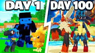 I Spent 100 DAYS With MEGA POKEMON ONLY In MINECRAFT COBBLEMON! (Minecraft Pokemon)