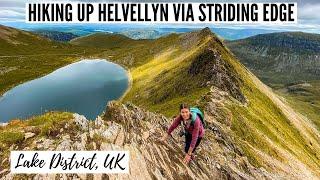 Helvellyn via Striding Edge - An Epic Knife Edge Ridge Hike in the Lake District!