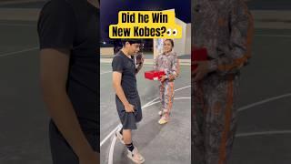 Will he Win NEW Basketball Shoes.. #challenge #basketball