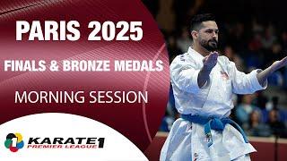 Karate1 PARIS: SUNDAY -  FINALS & BRONZE MEDALS - Morning Session | WORLD KARATE FEDERATION