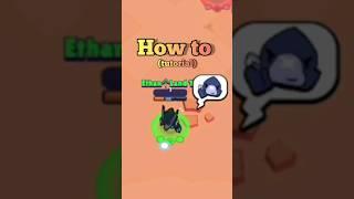 How to be 1hp with Crow in Brawl Stars (tutorial) #tutorial #brawlstars #1hp #shorts