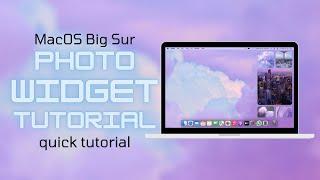 MacOS Big Sur Photo Widget Tutorial - How to Install Photo Widgets on Desktop with Dash Dot Dash