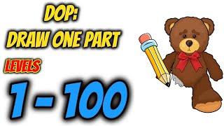 DOP: Draw One Part Levels 1 - 100 Gameplay Walkthrough | Say Games