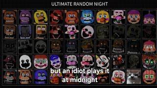 Ultimate Random Night but an idiot plays it at midnight || Roblox