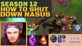 NASUS CANT FARM?! How to Prevent Nasus From Stacking in S12